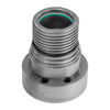 Screw-to-connect coupling with poppet valve female body QRC-PS-25-F-G20-S3-W3